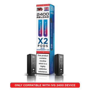 IVG 2400 Reload 2 Pod Pack Blue Raspberry Ice