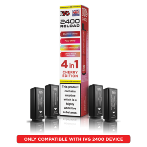 IVG 2400 Reload 4 Pod Pack Cherry Edition