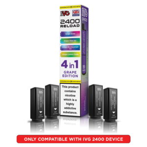 IVG 2400 Reload 4 Pod Pack Grape Edition