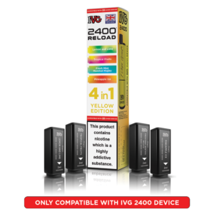IVG 2400 Reload 4 Pod Pack Yellow Edition
