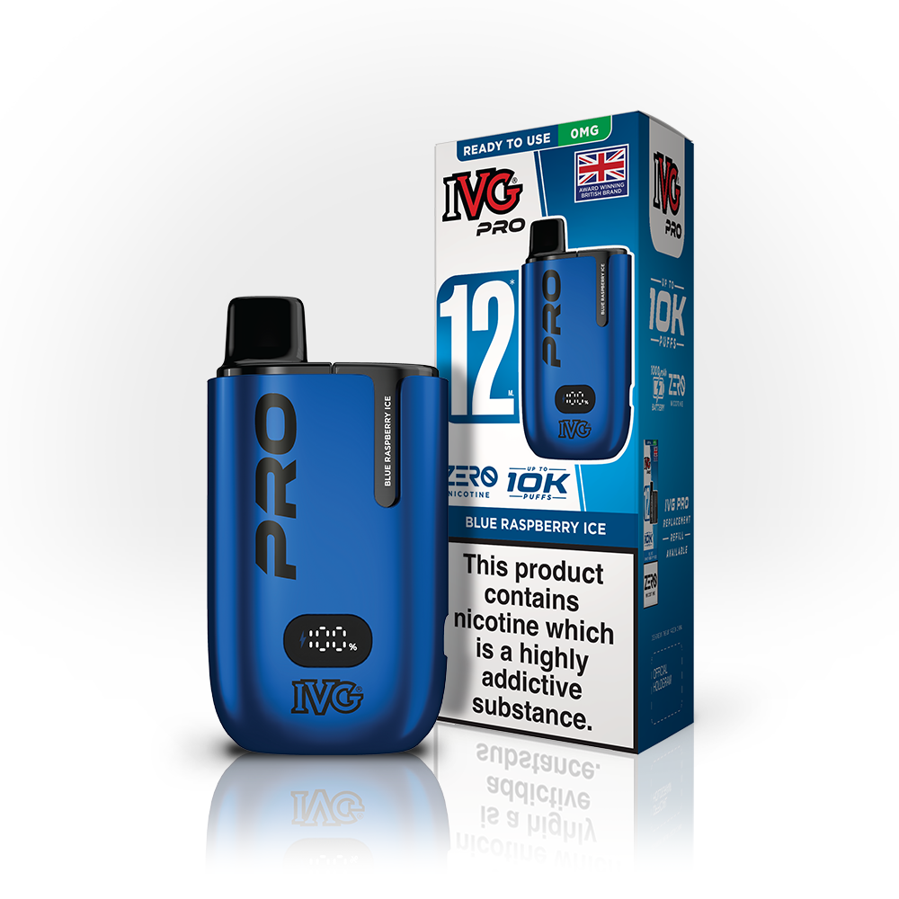 IVG Pro 12 0mg Blue Raspberry Ice
