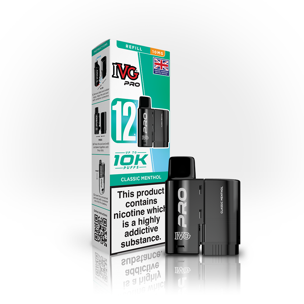 IVG Pro 12 - Refill Box Classic Methol