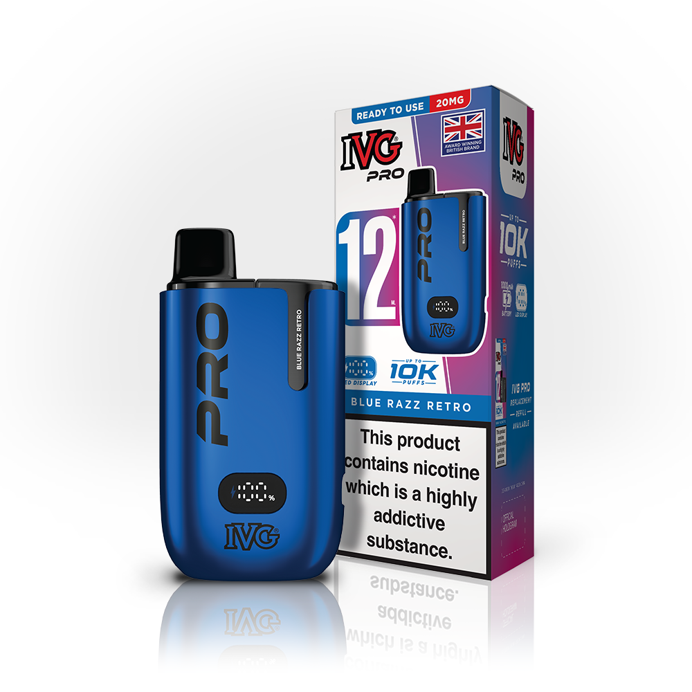 IVG Pro 12ml Blue Razz Retro Thumbnail