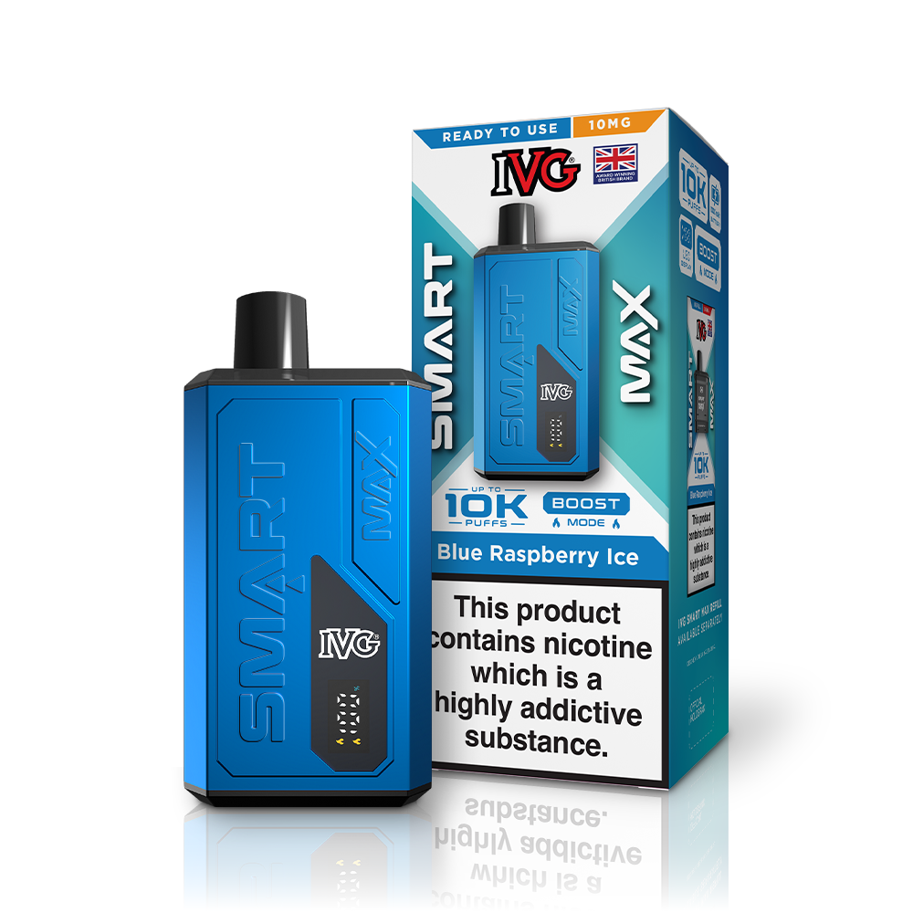 SMART MAX 10mg Blue Raspberry Ice Device Thumbnail