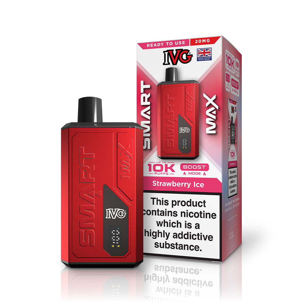 SMART MAX 20mg Strawberry Ice Device Thumbnail