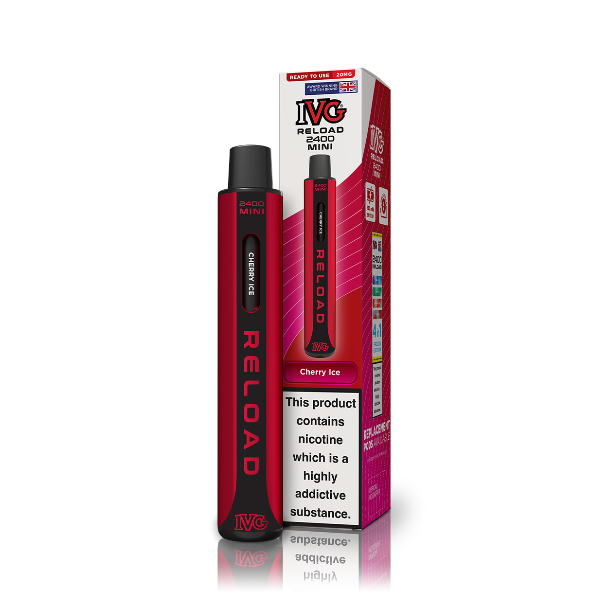 UK RELOAD MINI 1 POD PACK Thumbnails Cherry Ice